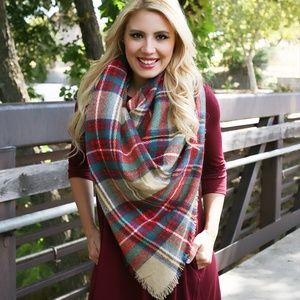 ONLY 2 Left! Multi-color Blanket Scarf